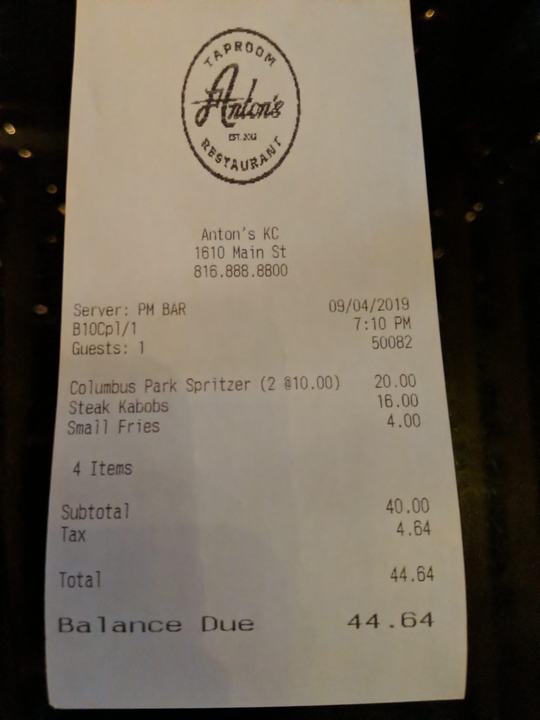 Photo from Anton's, Kansas City