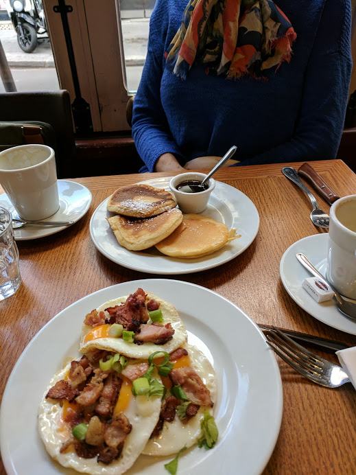 Another breakfast at Café Des Anges.